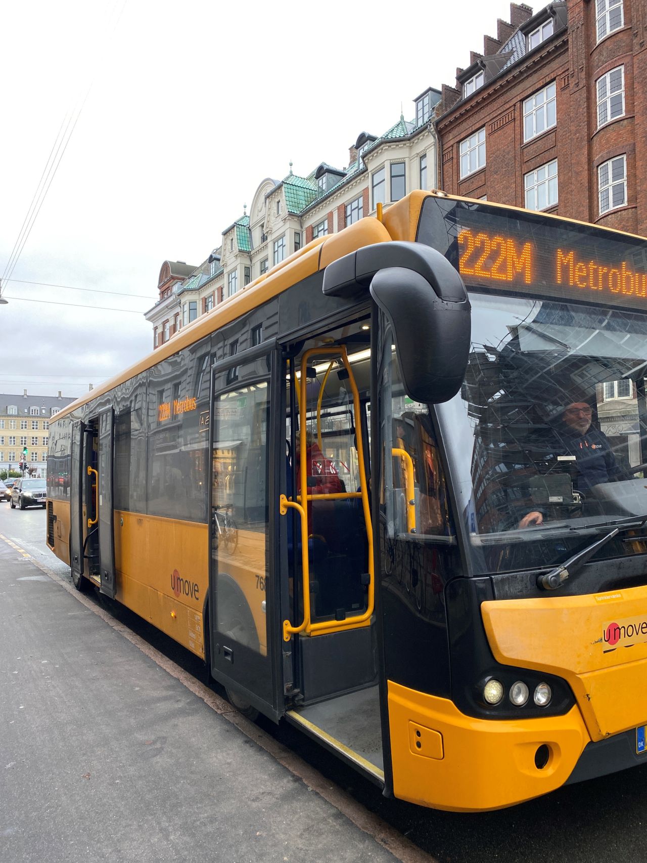 Metrobusser på M3 - linje 222M